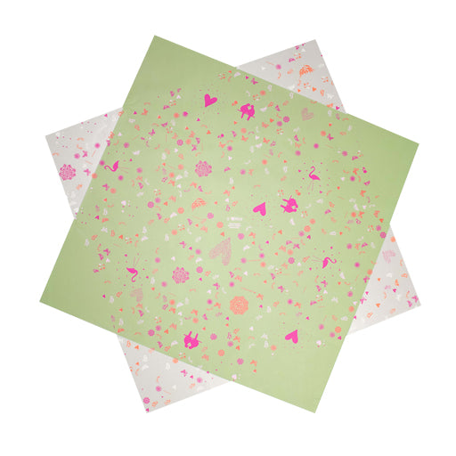 Coral Garden Sheet - 70x70cm