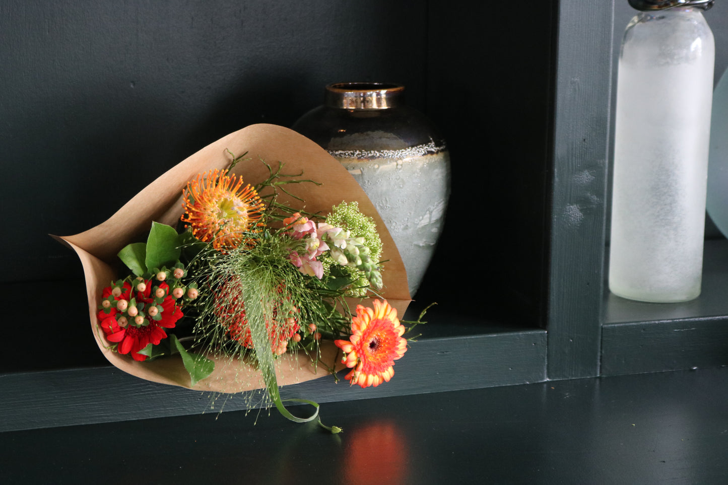 Aspen Skirt Natural with Flowers