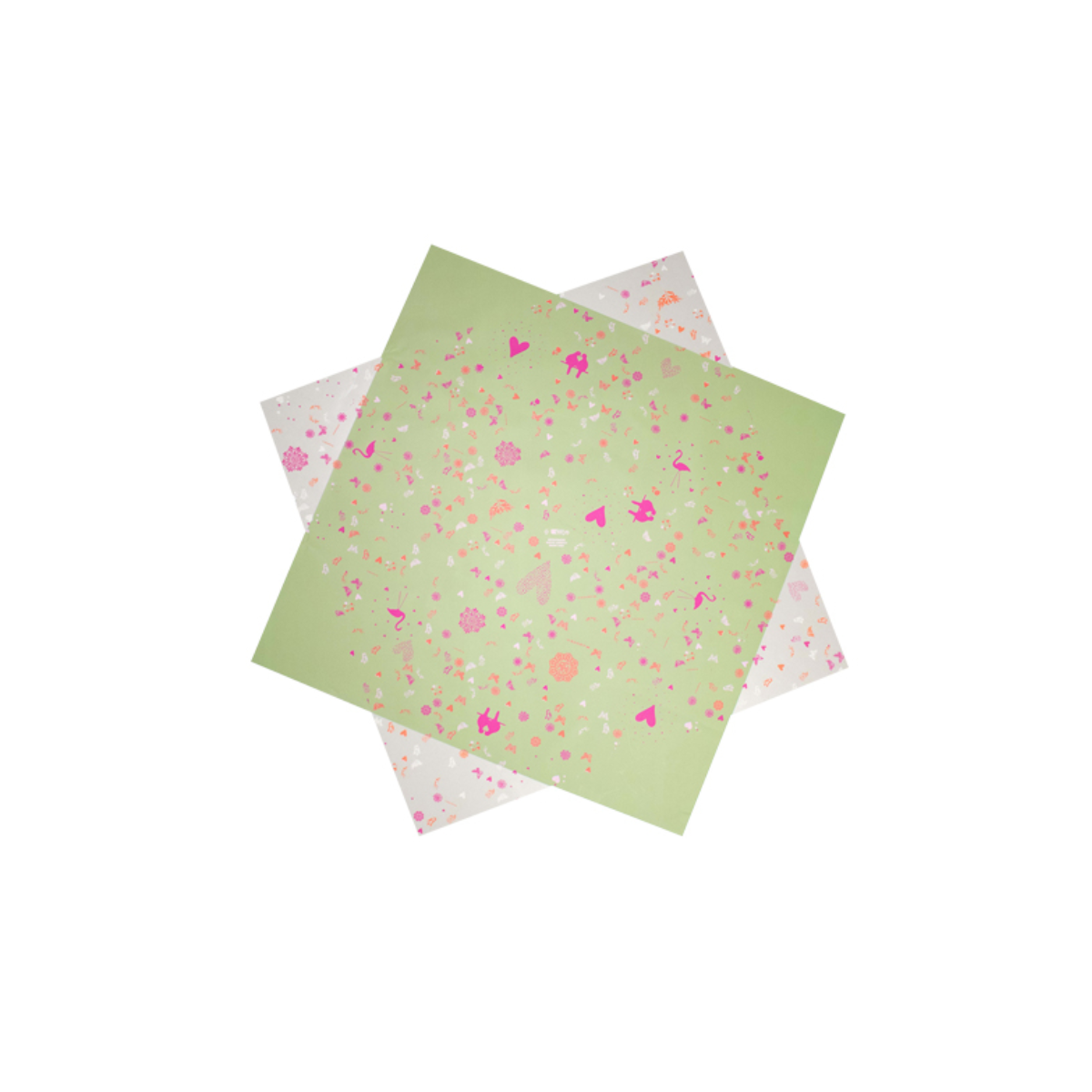 Coral Garden Sheet - 70x70cm - Packed by 100