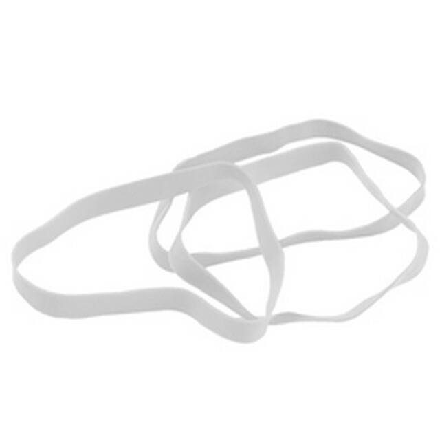 Elastic Rubber Bands - White - 3mm - 1KG