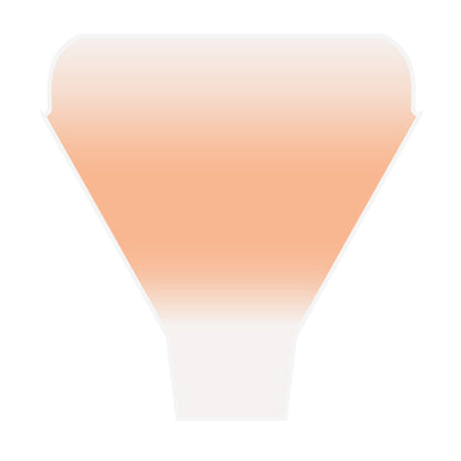 Basic Decotop Sleeve Orange