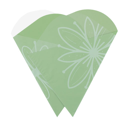 Big Flower Prefold Green